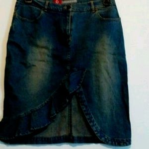 JEANS SKIRT (Never Wear)